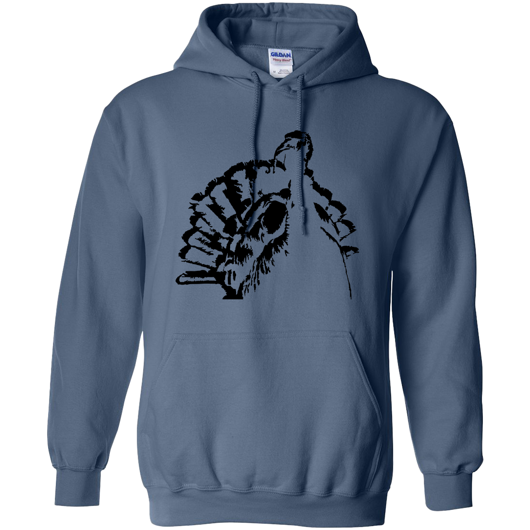 Turkey Contour Adult Hoodie