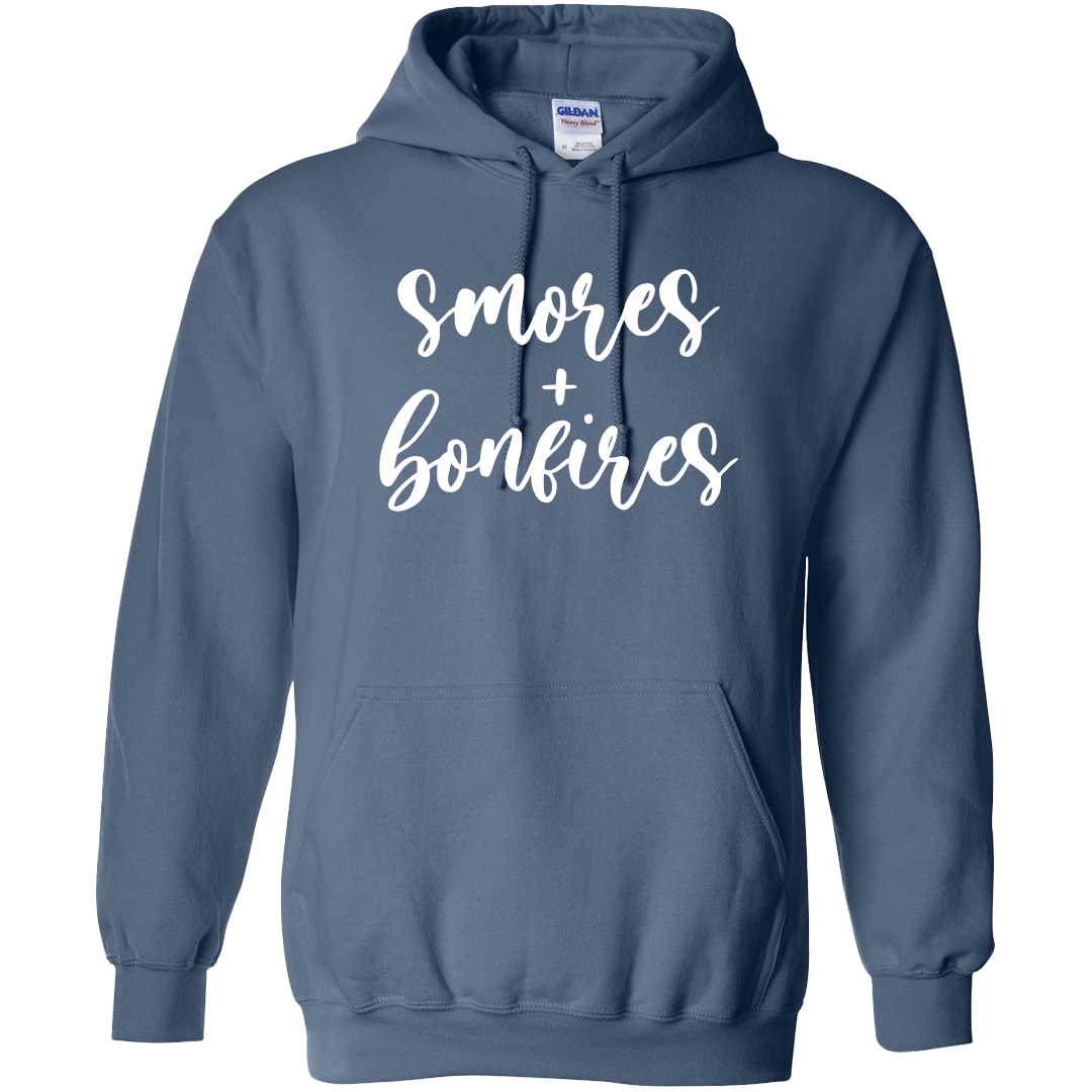 S'mores And Bonfires Adult Hoodie