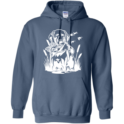 Duck Hunting Dog Adult Hoodie