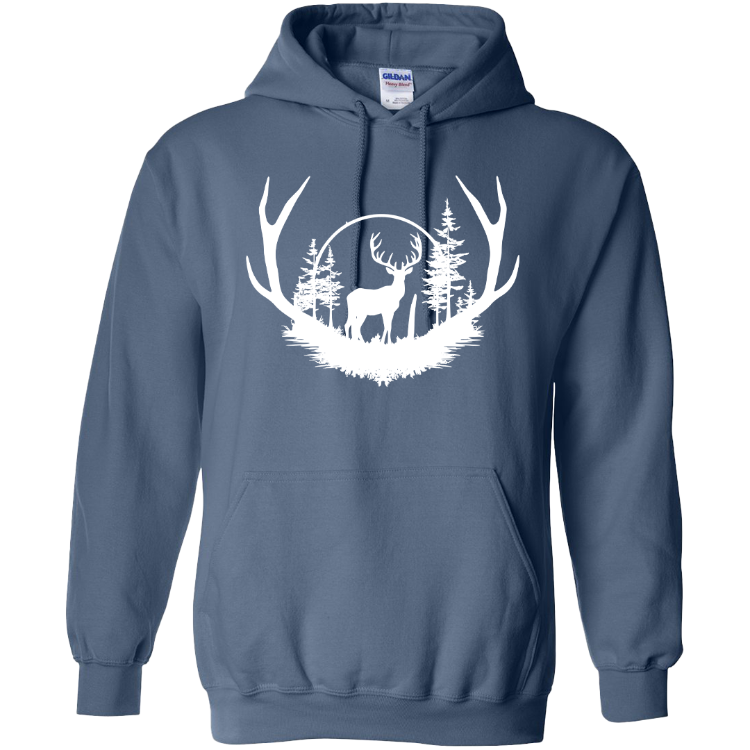 Deer Head Adult Hoodie