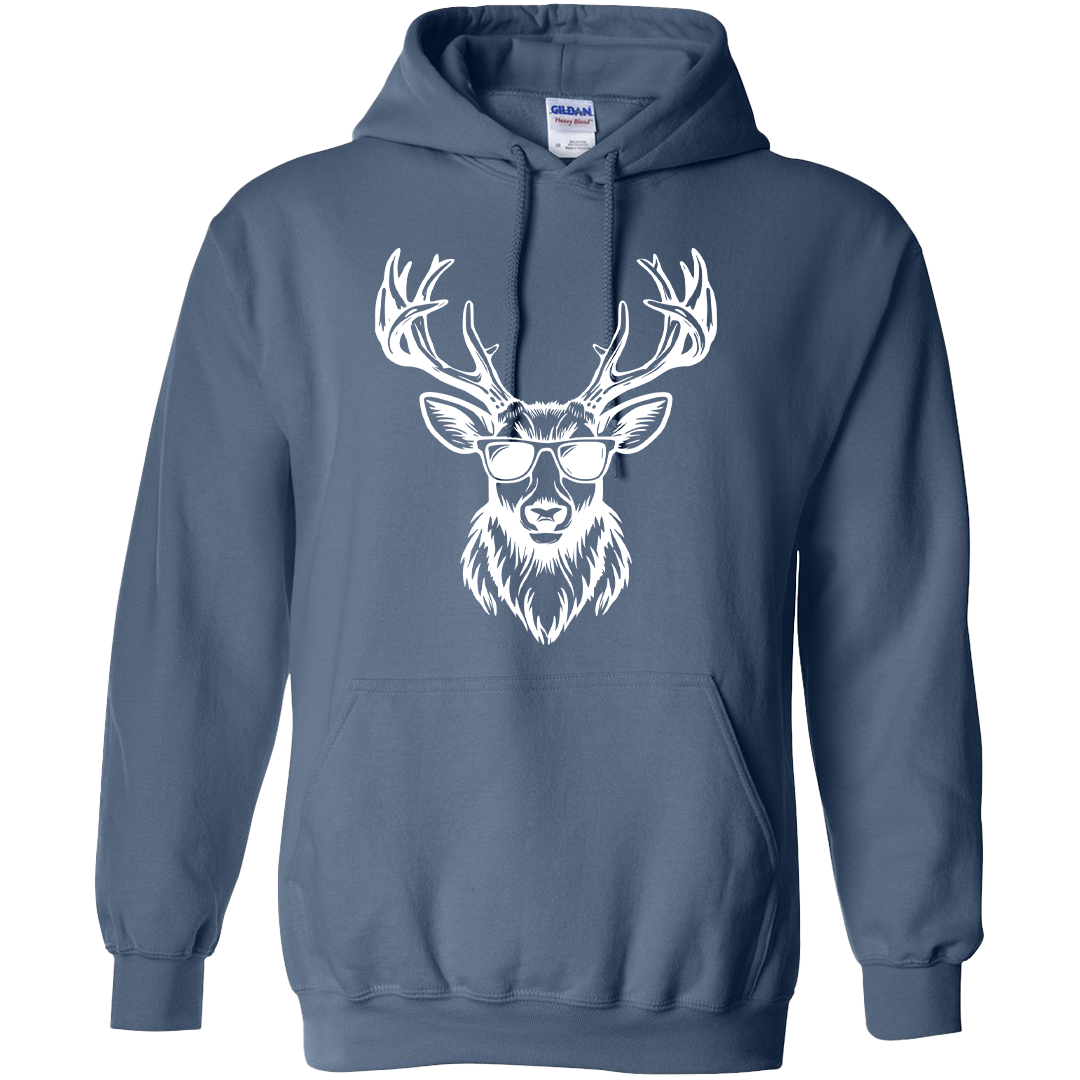 Cool Deer Adult Hoodie
