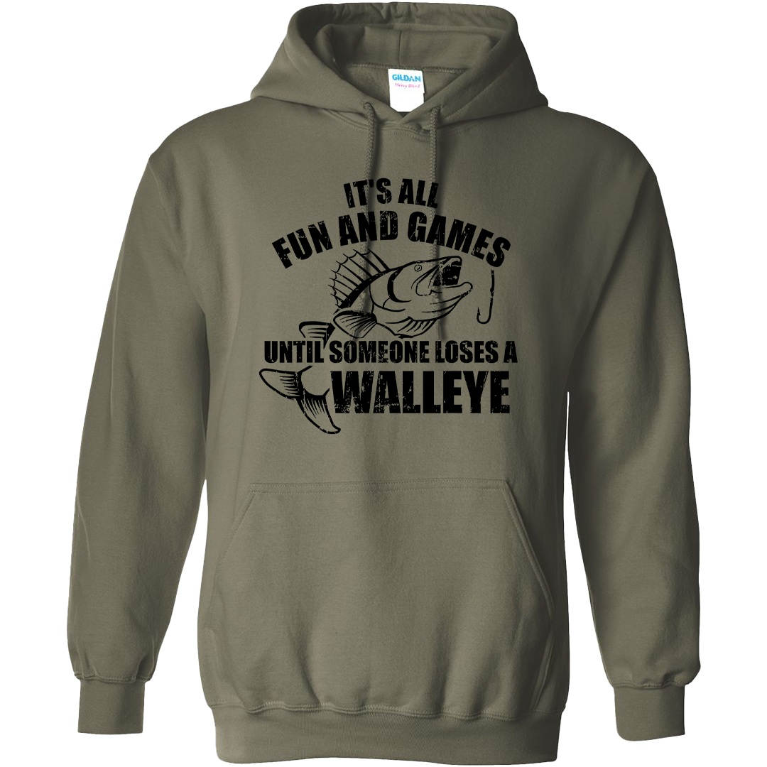 Walleye Games Adult Hoodie