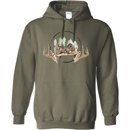 Bucks and Beards Adult Hoodie