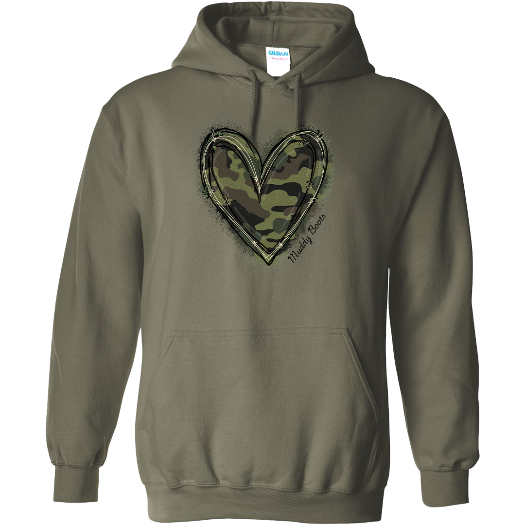 Hidden Heart Adult Hoodie