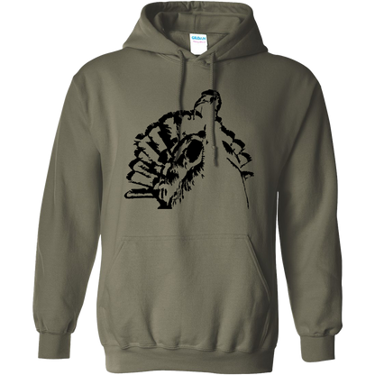 Turkey Contour Adult Hoodie