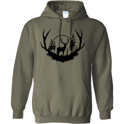 Deer Head Adult Hoodie