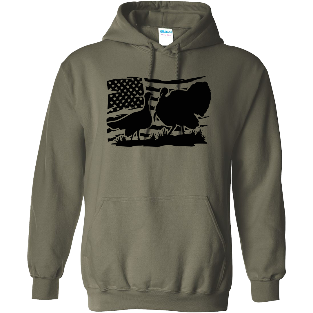Turkey Flag Adult Hoodie