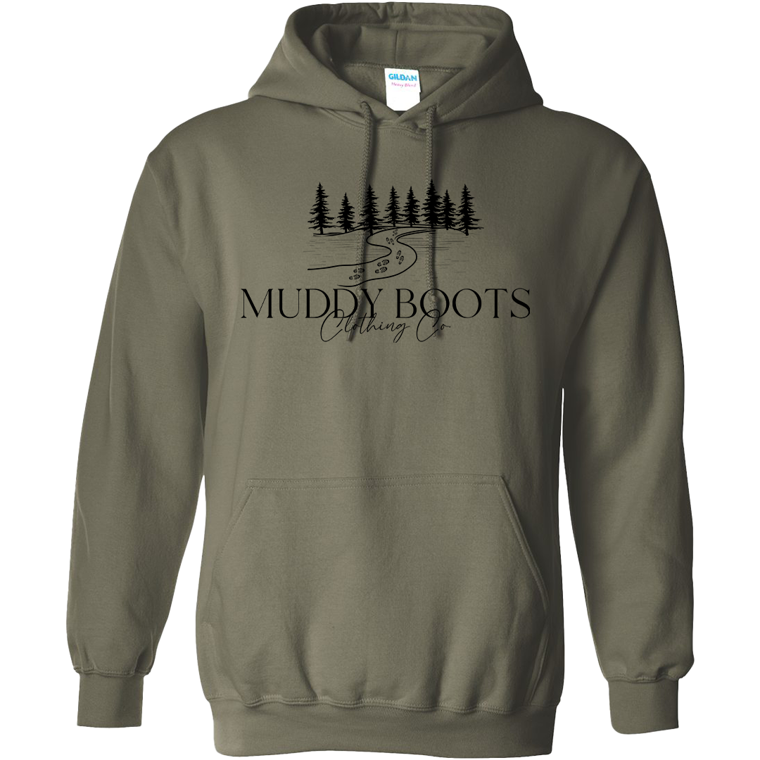 Muddy Boots Adult Hoodie