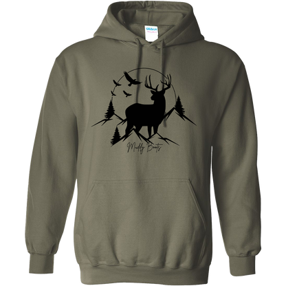 Mountain Deer Adult Hoodie
