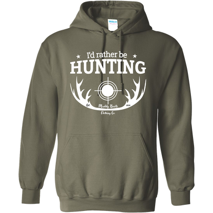 I'd Rather Be Hunting Adult Hoodie