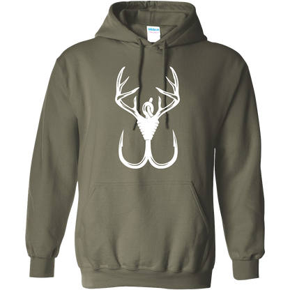 Antler Hook Adult Hoodie