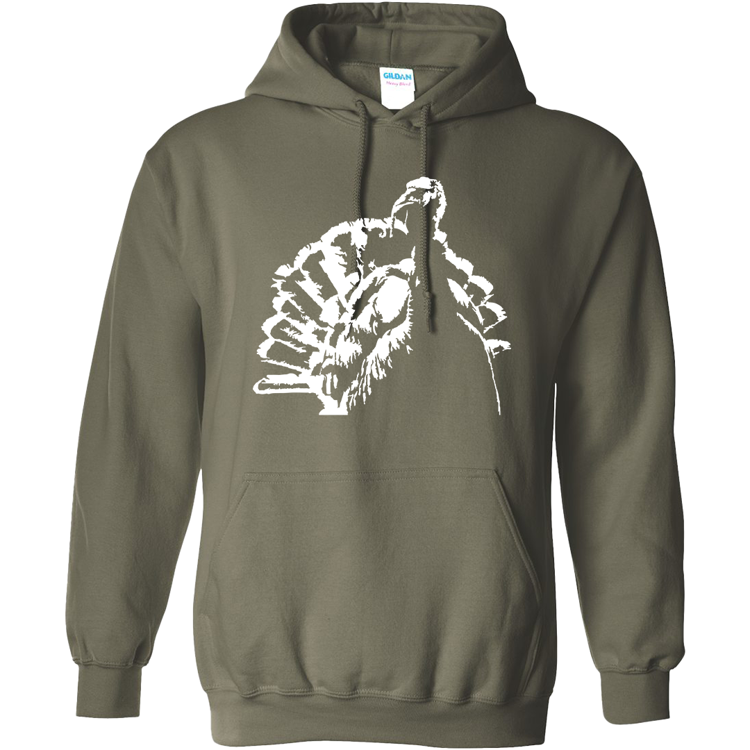 Turkey Contour Adult Hoodie