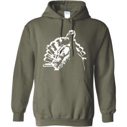 Turkey Contour Adult Hoodie