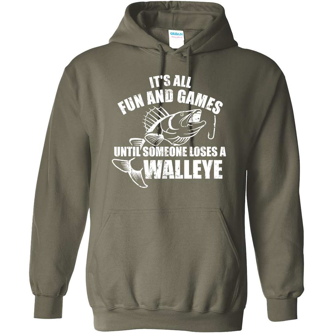 Walleye Games Adult Hoodie