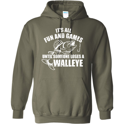 Walleye Games Adult Hoodie