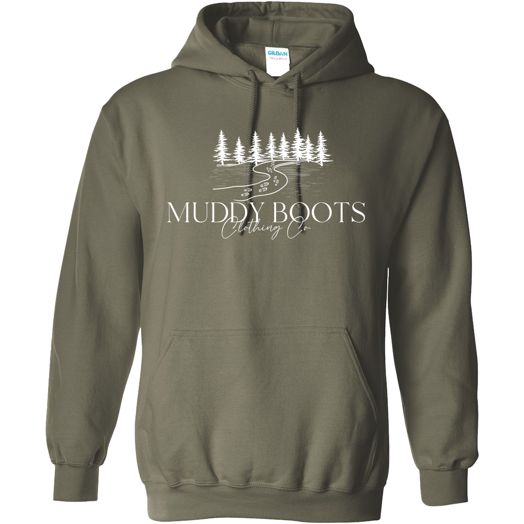 Muddy Boots Adult Hoodie