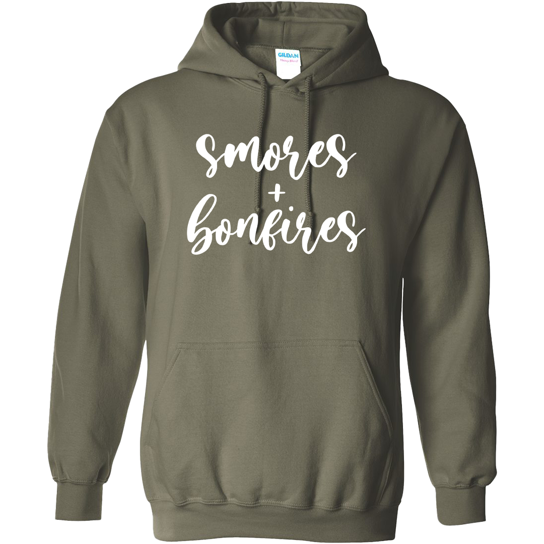 S'mores And Bonfires Adult Hoodie