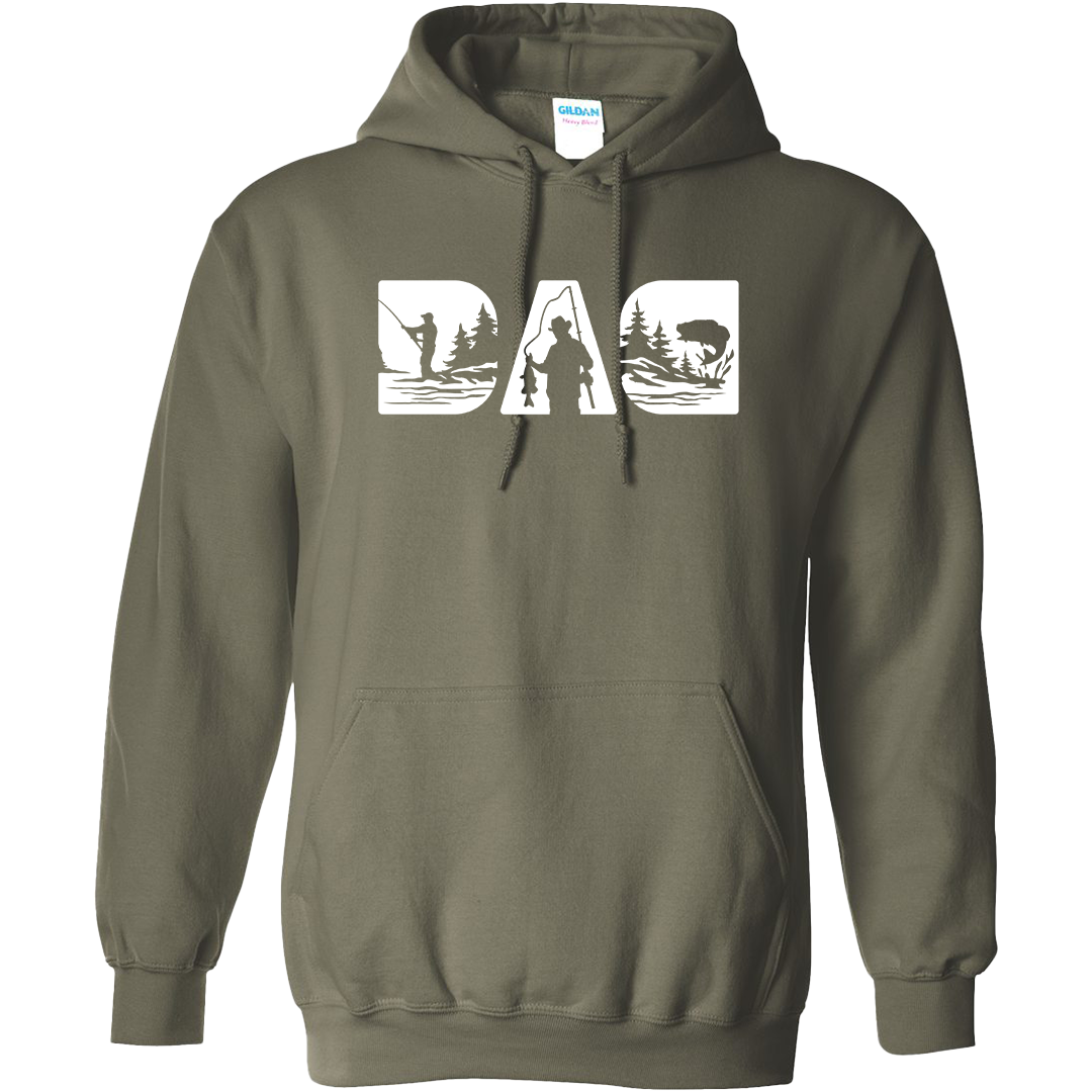 Fishing Dad Adult Hoodie
