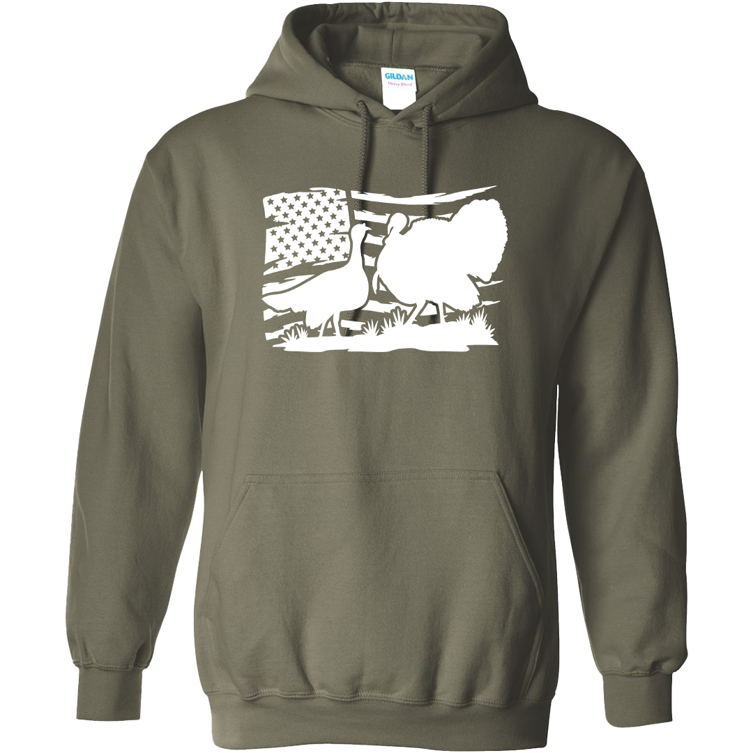 Turkey Flag Adult Hoodie