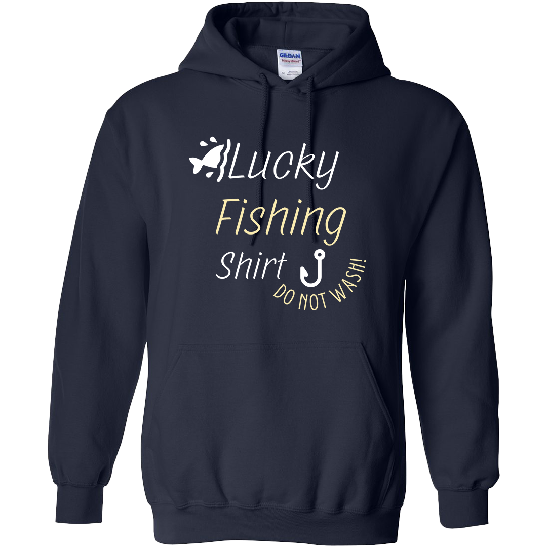 Lucky Fishing Shirt Adult Hoodie