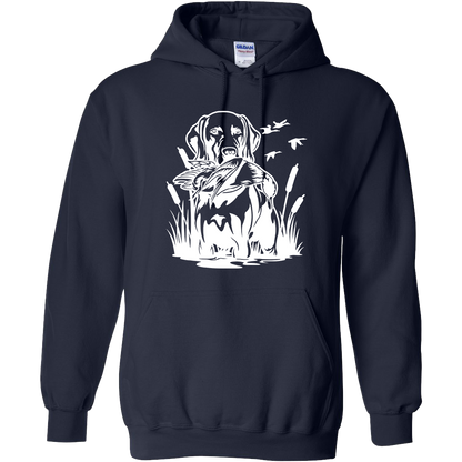 Duck Hunting Dog Adult Hoodie