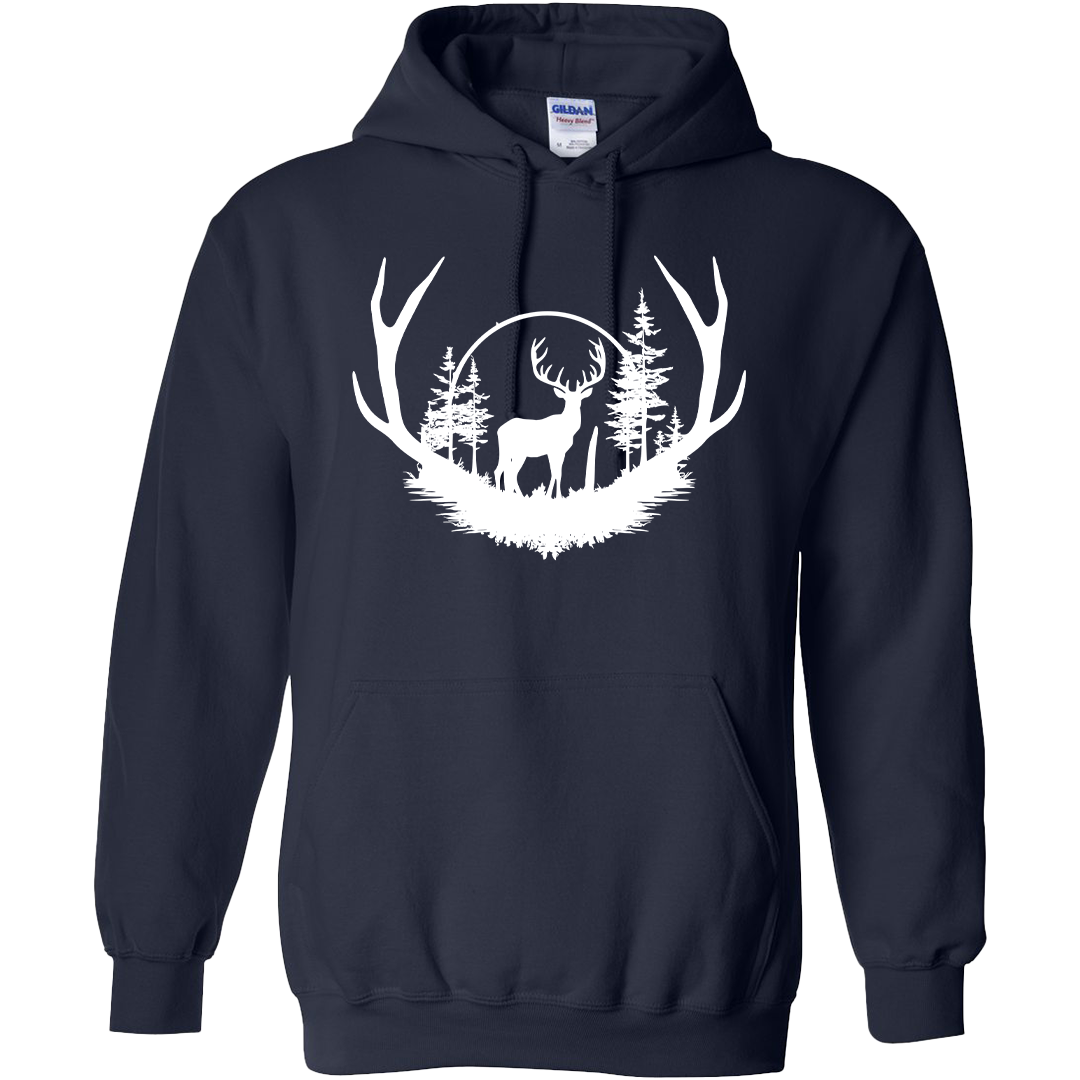 Deer Head Adult Hoodie