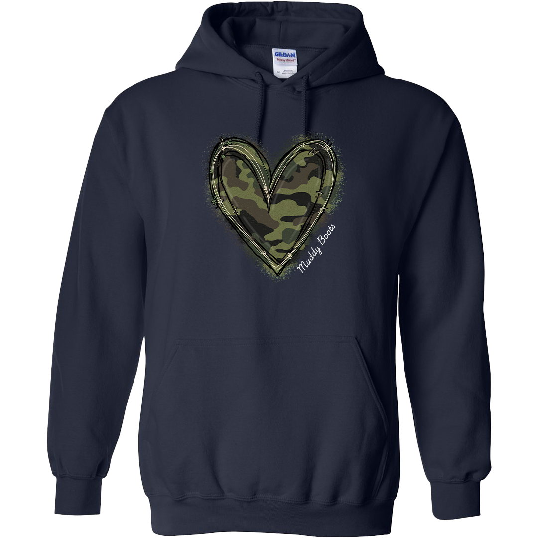 Hidden Heart Adult Hoodie