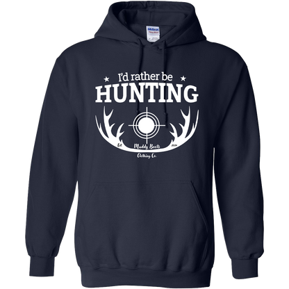 I'd Rather Be Hunting Adult Hoodie