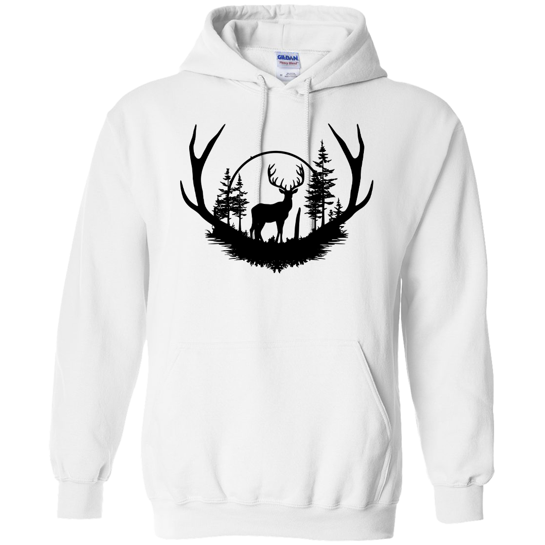 Deer Head Adult Hoodie