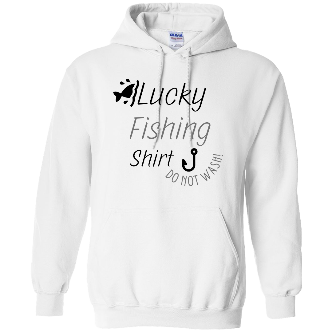 Lucky Fishing Shirt Adult Hoodie