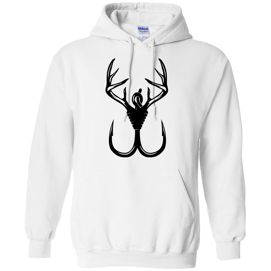 Antler Hook Adult Hoodie