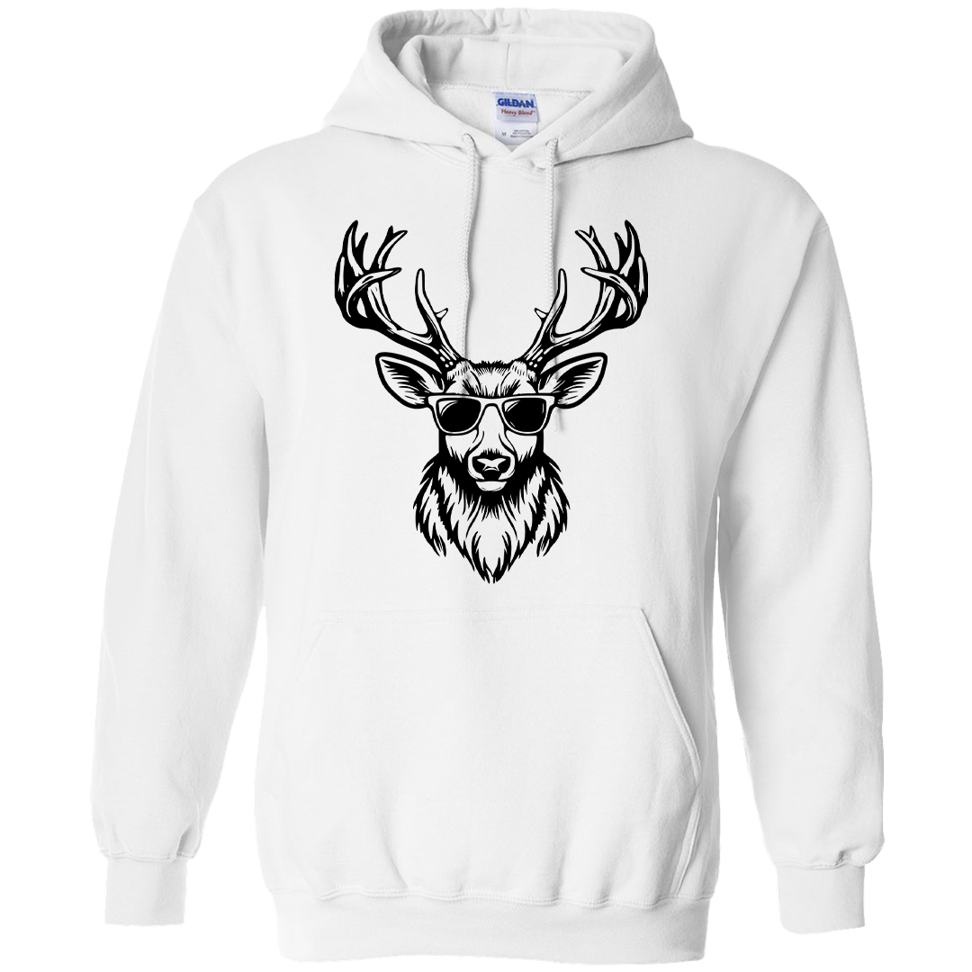 Cool Deer Adult Hoodie