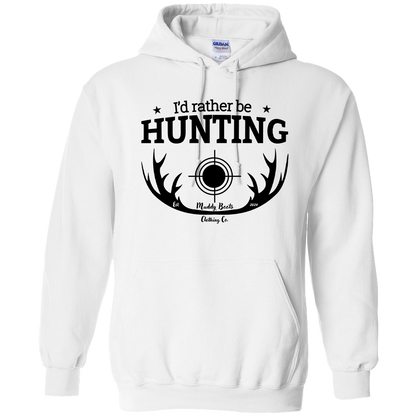 I'd Rather Be Hunting Adult Hoodie