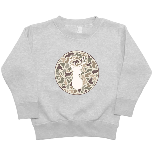 Whitetail Kids Crew Neck Sweatshirt