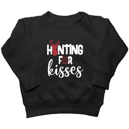 Hunting For Kisses Kids Crew Neck Sweatshirt