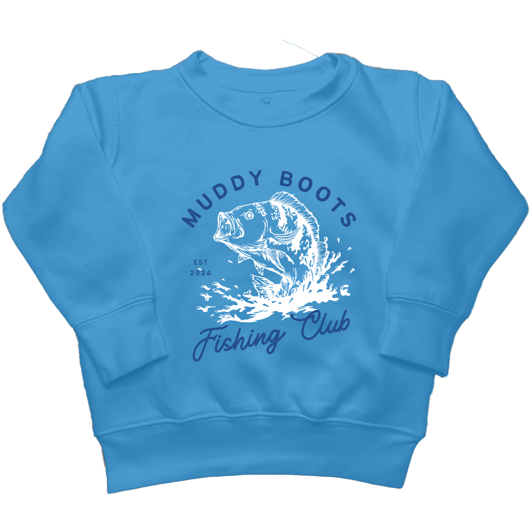 MB Fishing Club Kids Crew Neck Sweatshirt