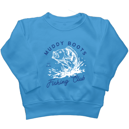 MB Fishing Club Kids Crew Neck Sweatshirt