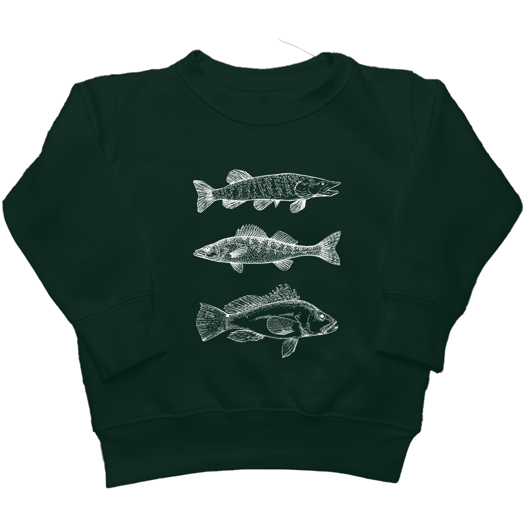 Midwest Fish Kids Crew Neck Sweatshirt