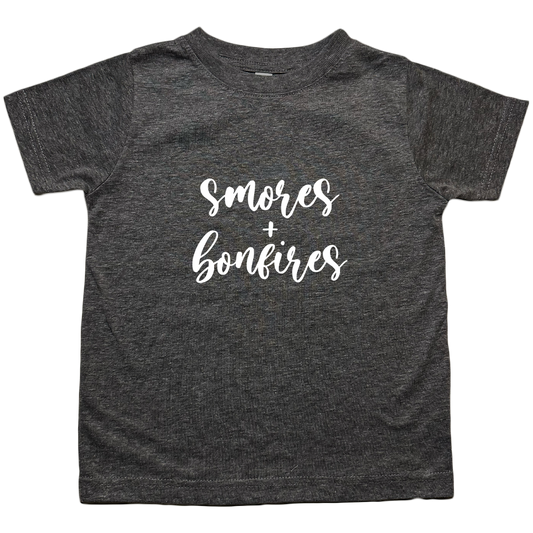 Smores And Bonfires Kids Tee