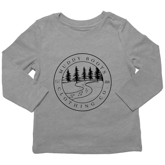 Muddy Trails Kids Long Sleeve Tee