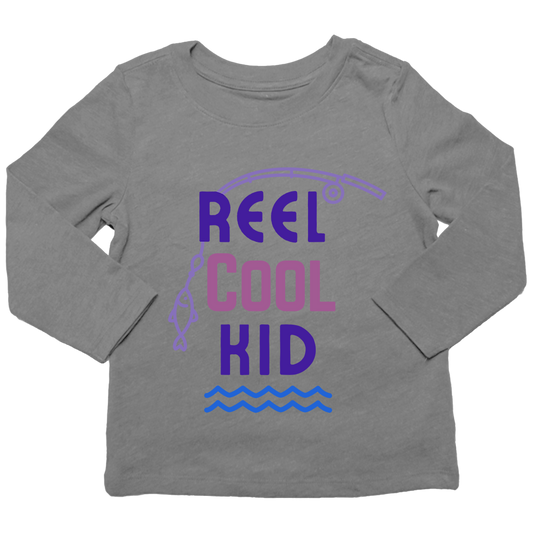 Reel Cool Kid Toddler Long Sleeve Tee