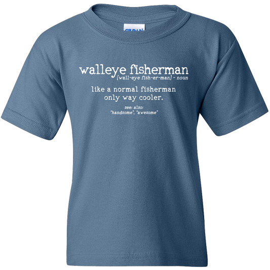 Walleye Fisherman Definition Adult Tee