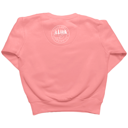 Fishing Sasquatch Toddler Crew Neck Sweatshirt