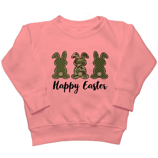 Easter Camo Toddler Crew Neck Sweatshirt