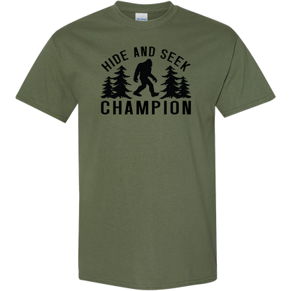 Hide and Seek Sasquatch Kids Tee