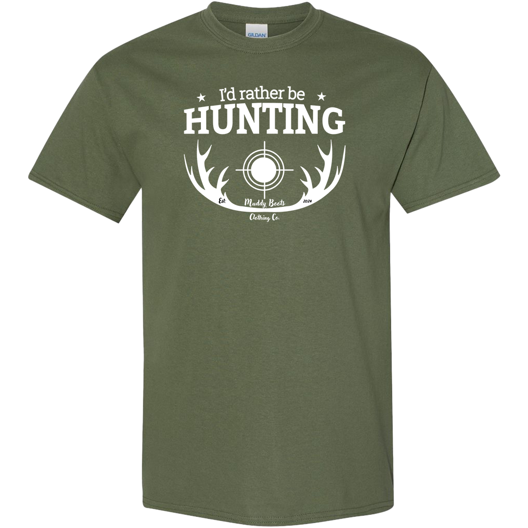 I'd Rather be Hunting Kids Tee