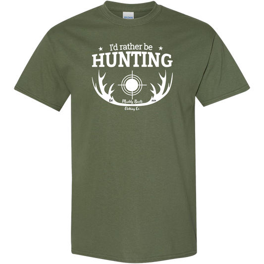 I'd Rather be Hunting Kids Tee