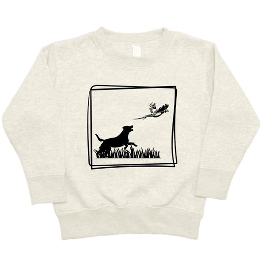 Pheasant Flush Toddler Crew Neck Sweatshirt