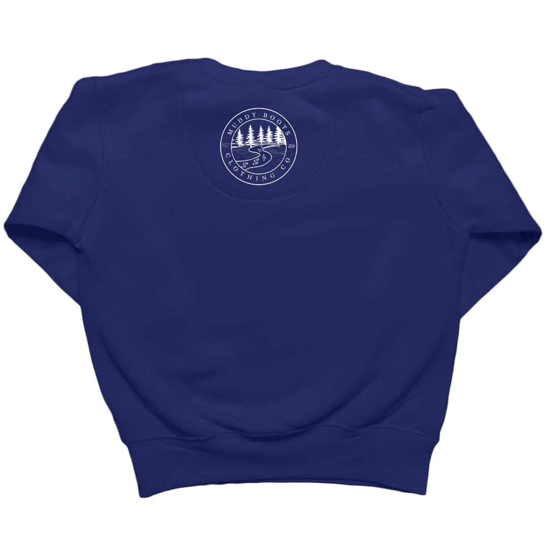 Lucky Fishing Shirt Toddler Crew Neck Sweatshirt