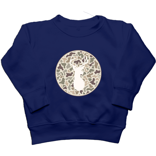 Whitetail Toddler Crew Neck Sweatshirt